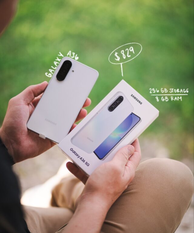 Meet the phone that does it all (without breaking the bank). 👀📱
The Galaxy A36 comes stacked with 256 GB of storage — that’s space for thousands of photos, videos, and apps — plus 8 GB of RAM to keep everything running smooth.
All this power, style, and speed for just $829.
📍Available now at all branches