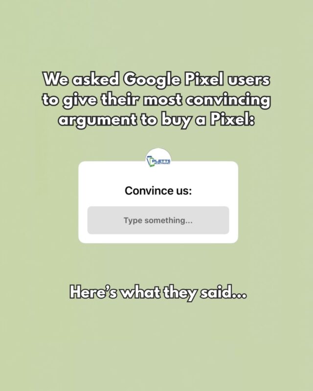 The Google Pixel fans have spoken. ✍🏼

Would you add any other convincing arguments? 👇🏼